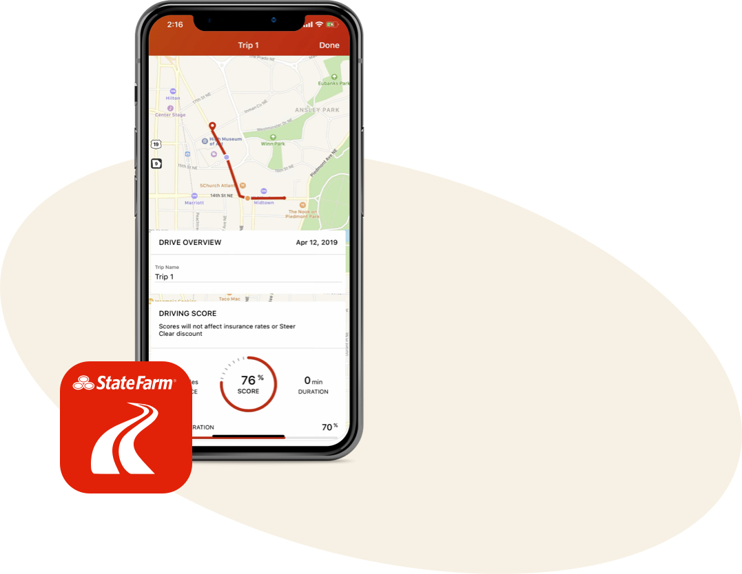 State Farm Drive Save & Save icon